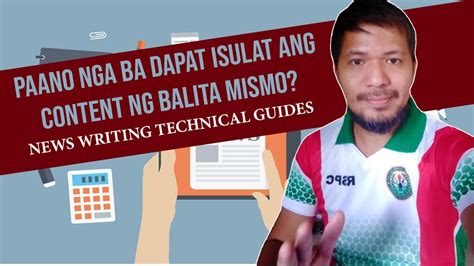 TUTORIAL: PAANO SUMULAT NG NILALAMAN NG BALITA .